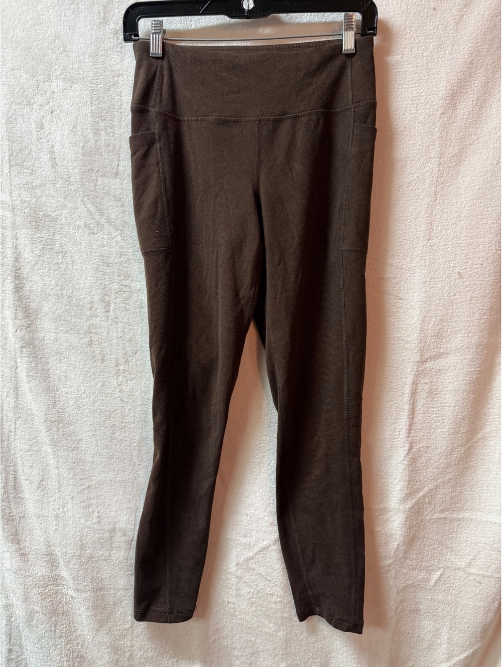 Laundry by Shelli Segal Brown Polyester Spandex Leggings Medium